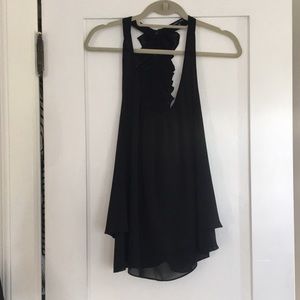 Naked zebra black top